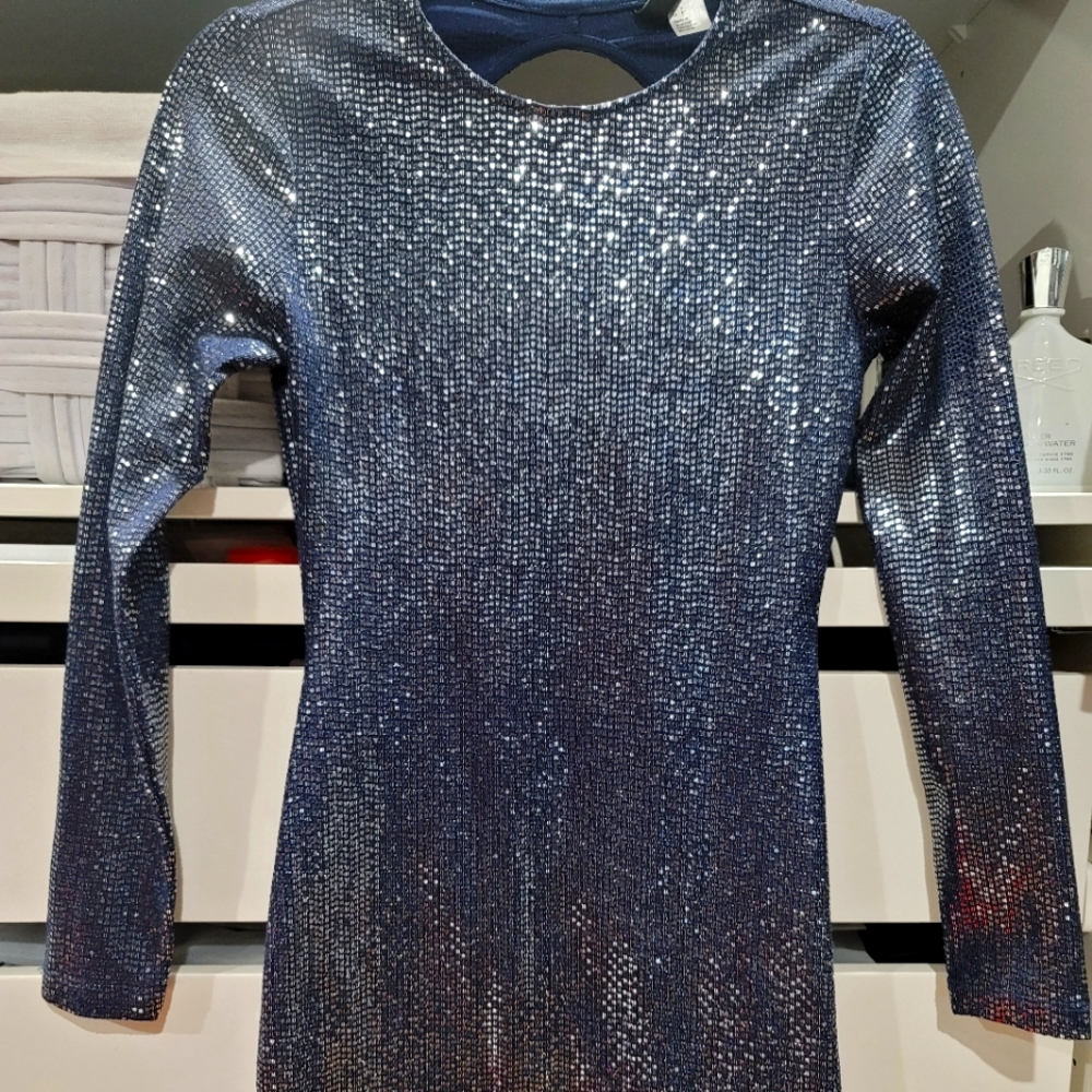 Blue shine dress 👗